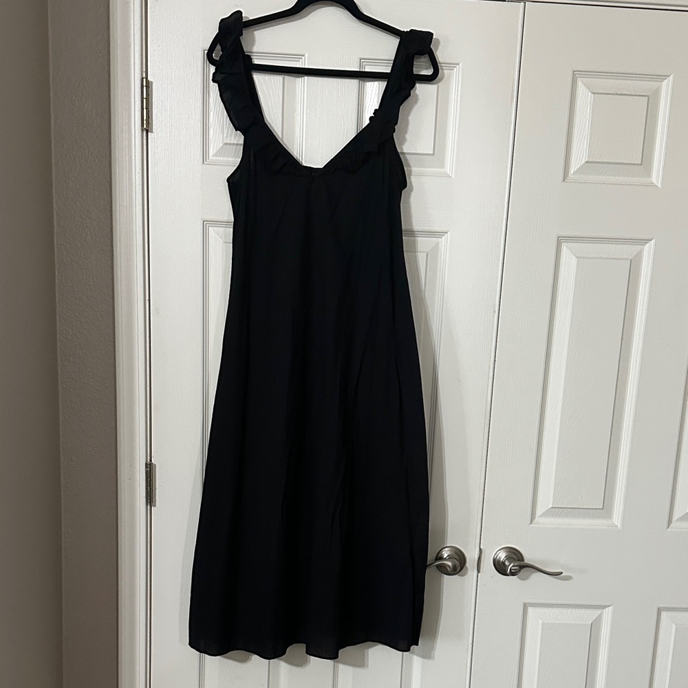 Black lightweight Mididress